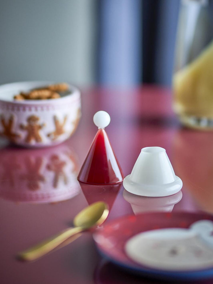 Bloomingville - Patrice Tandstikholder, Rød, Glas 82072893 - Red
