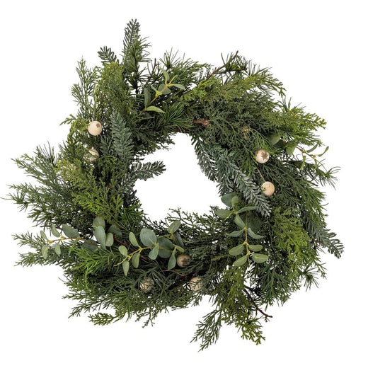 Bloomingville - Pine Krans, Grøn, Kunstige Blomster 82072981 - Green