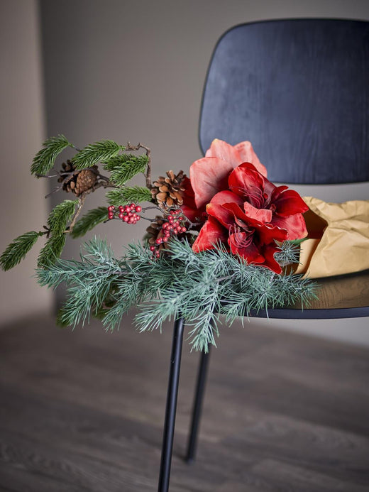Bloomingville - Rubia Buket, Rød, Kunstige Blomster 82073065 - Red