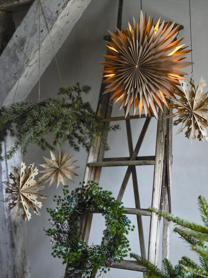 Bloomingville - Star Ornament, Natur, FSC® Mix, Papir 82068558 - Nature