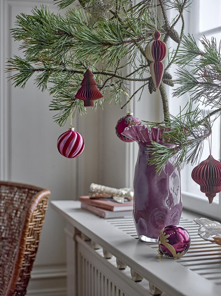 Bloomingville - Tinkle Ornament, Rød, FSC®Mix, Paper 82069508 - Red