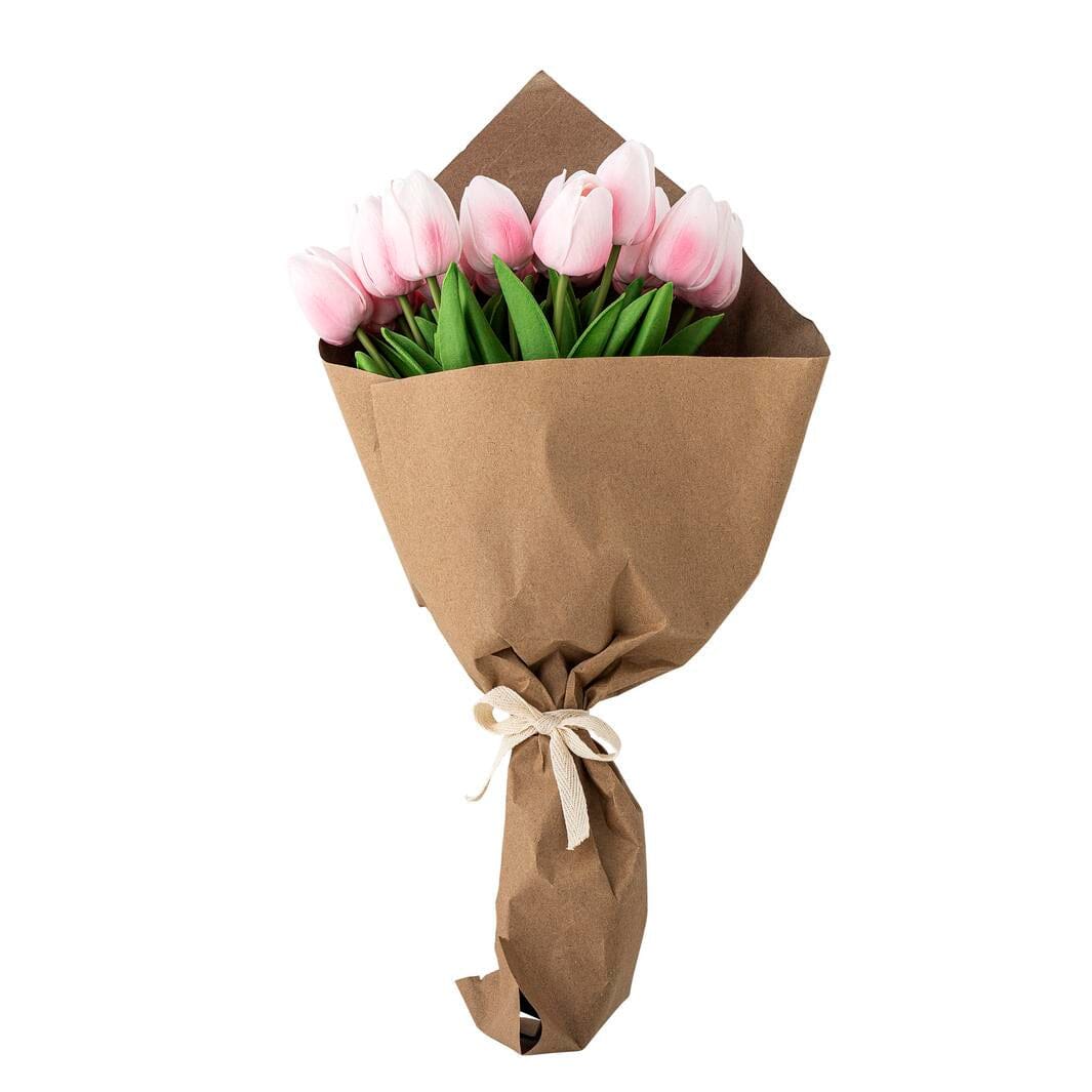 Bloomingville - Tulip Buket, Rosa, Kunstige Blomster 82073033 - Rose