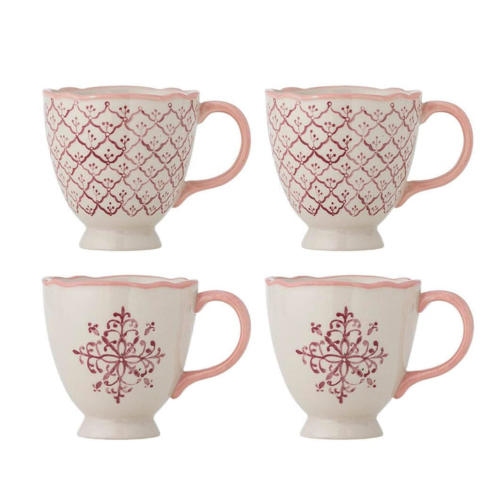 Bloomingville - Wonderland Krus, Rosa, Stentøj 82072930 - Rose