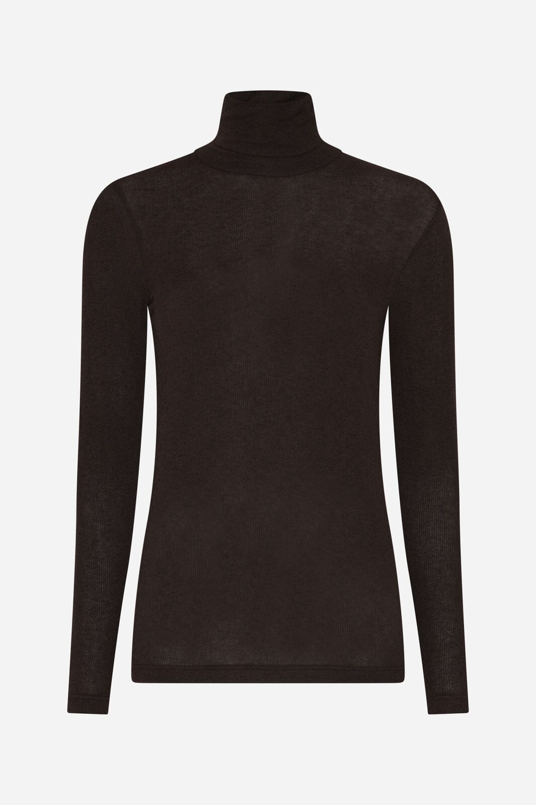 Bruuns Bazaar - Angelabb Roll Neck BBW1070N - Dark Brown