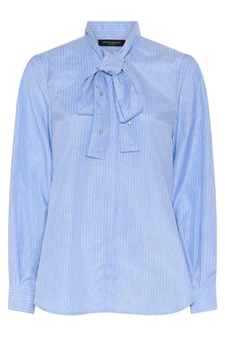 Bruuns Bazaar - Borassusbbelza Shirt BBW4890 - Light Blue Stripe
