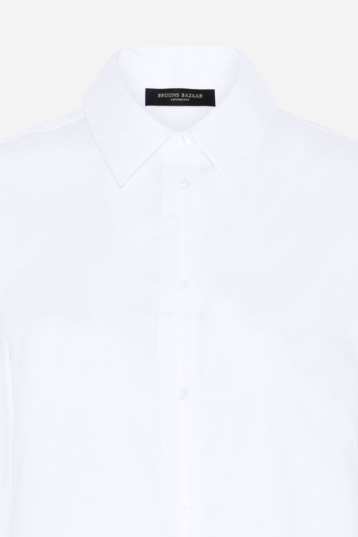 Bruuns Bazaar - Cotonibbgela Shirt BBW5149 - White