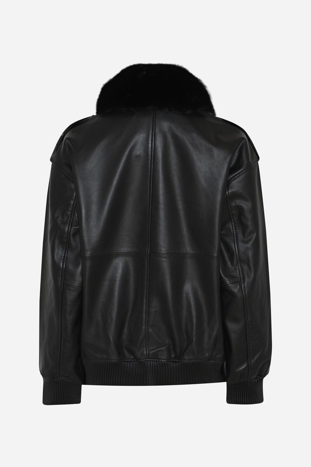 Bruuns Bazaar - Leatherbbpilot Jacket BBW5324 - Black