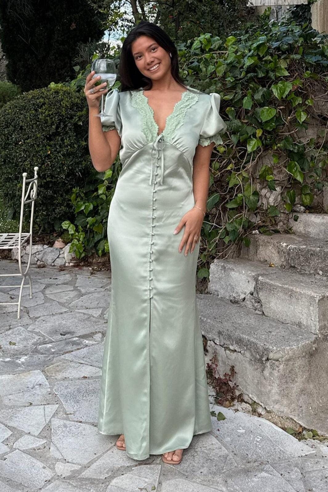 BYIC - Agneteic Long Dress A23810 - Light Green Kjoler 