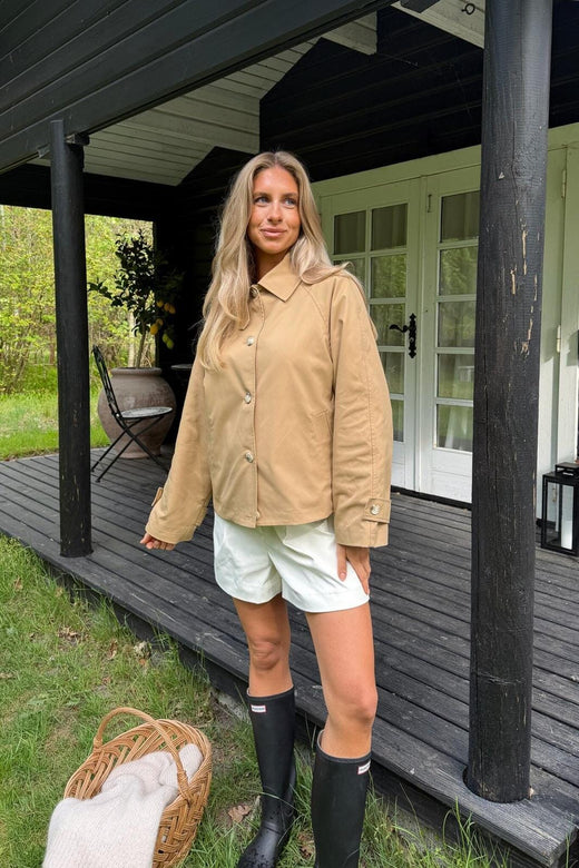 BYIC - Avaic Short Trenchcoat A2519 - Camel Jakker 