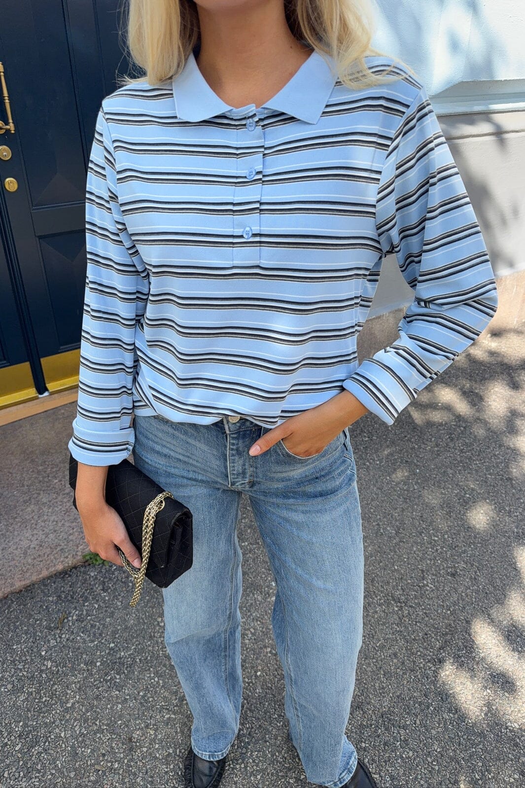BYIC - Carlyic Polo A25487 - Blue White Stripes