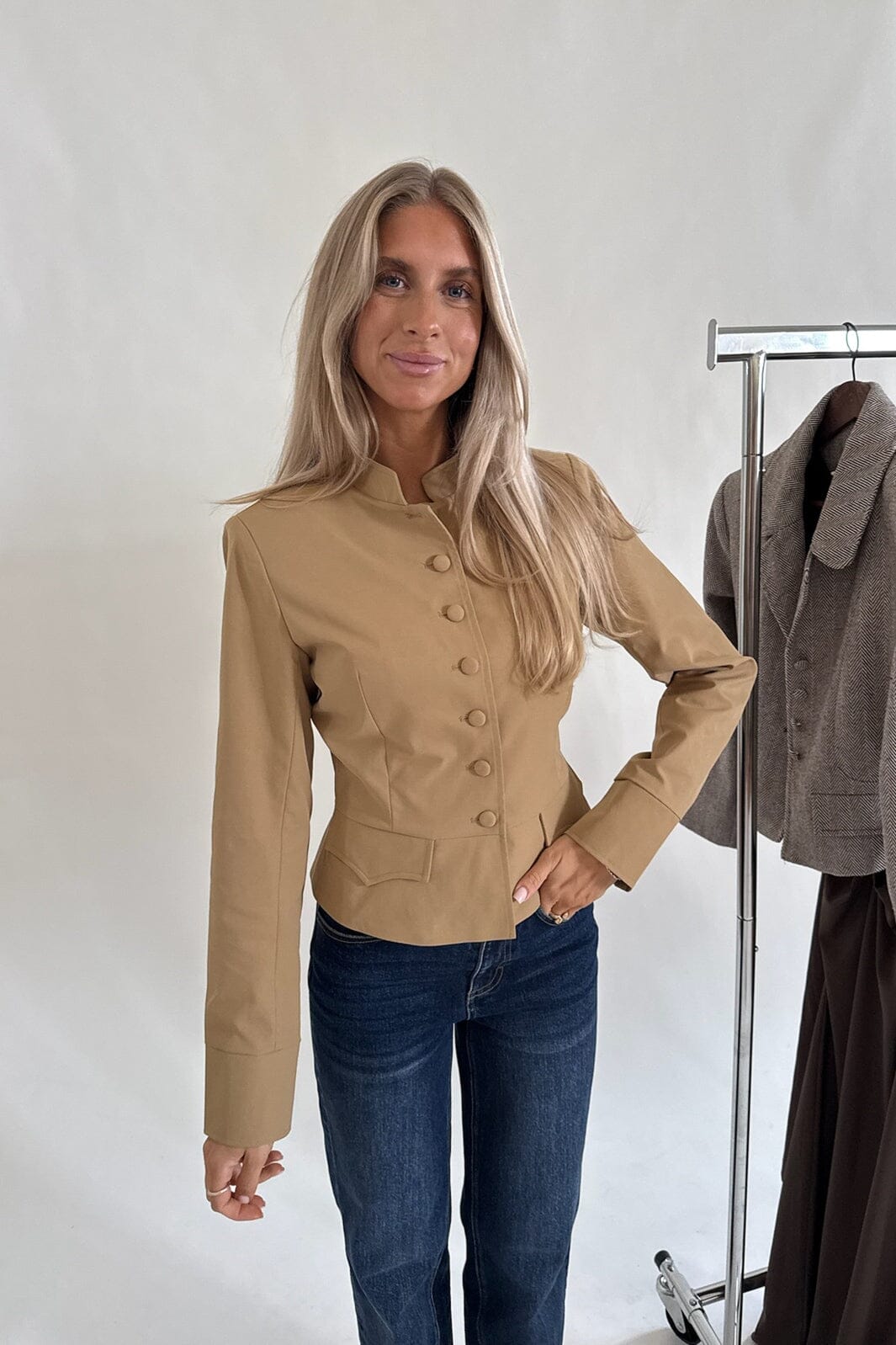 BYIC - Cilleic Blazer Shirt A25350 - Camel