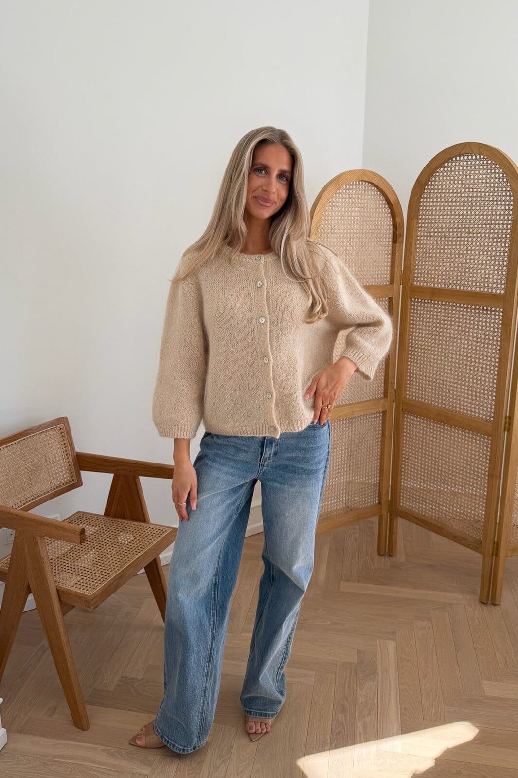 BYIC - Idaic 3/4 Cardigan 5287 - Beige