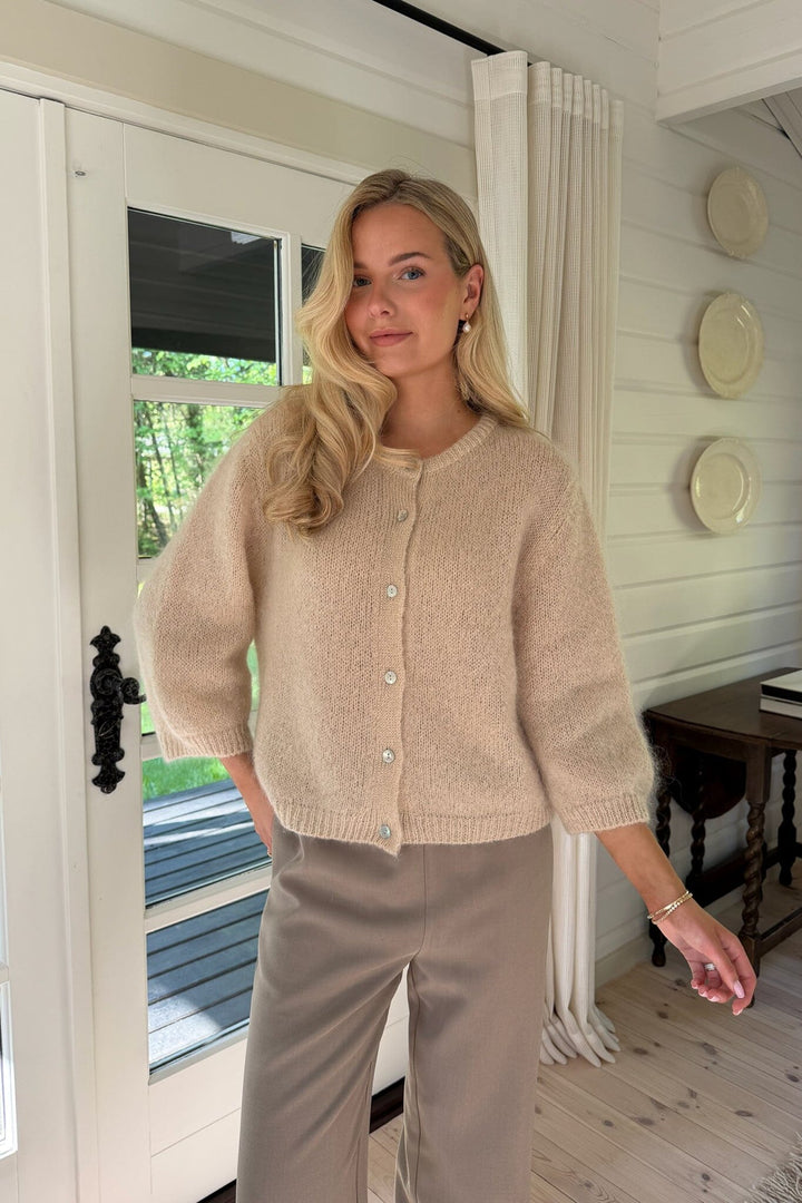 BYIC - Idaic 3/4 Cardigan 5287 - Beige Cardigans 