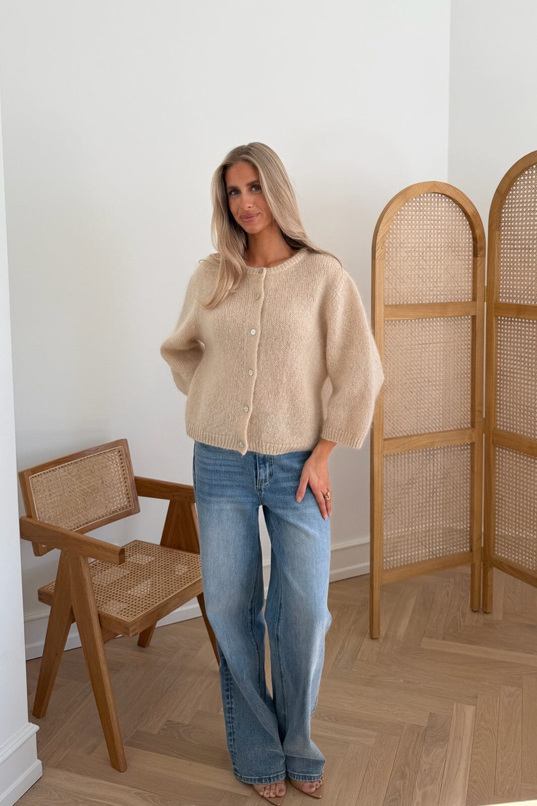 BYIC - Idaic 3/4 Cardigan 5287 - Beige