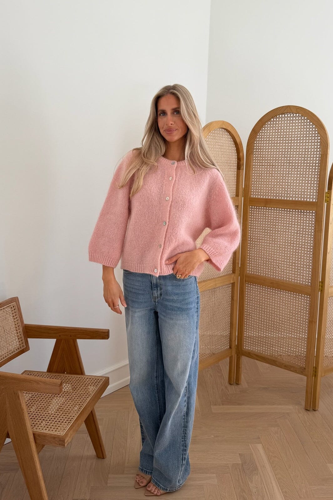 BYIC - Idaic 3/4 Cardigan 5287 - Light Pink