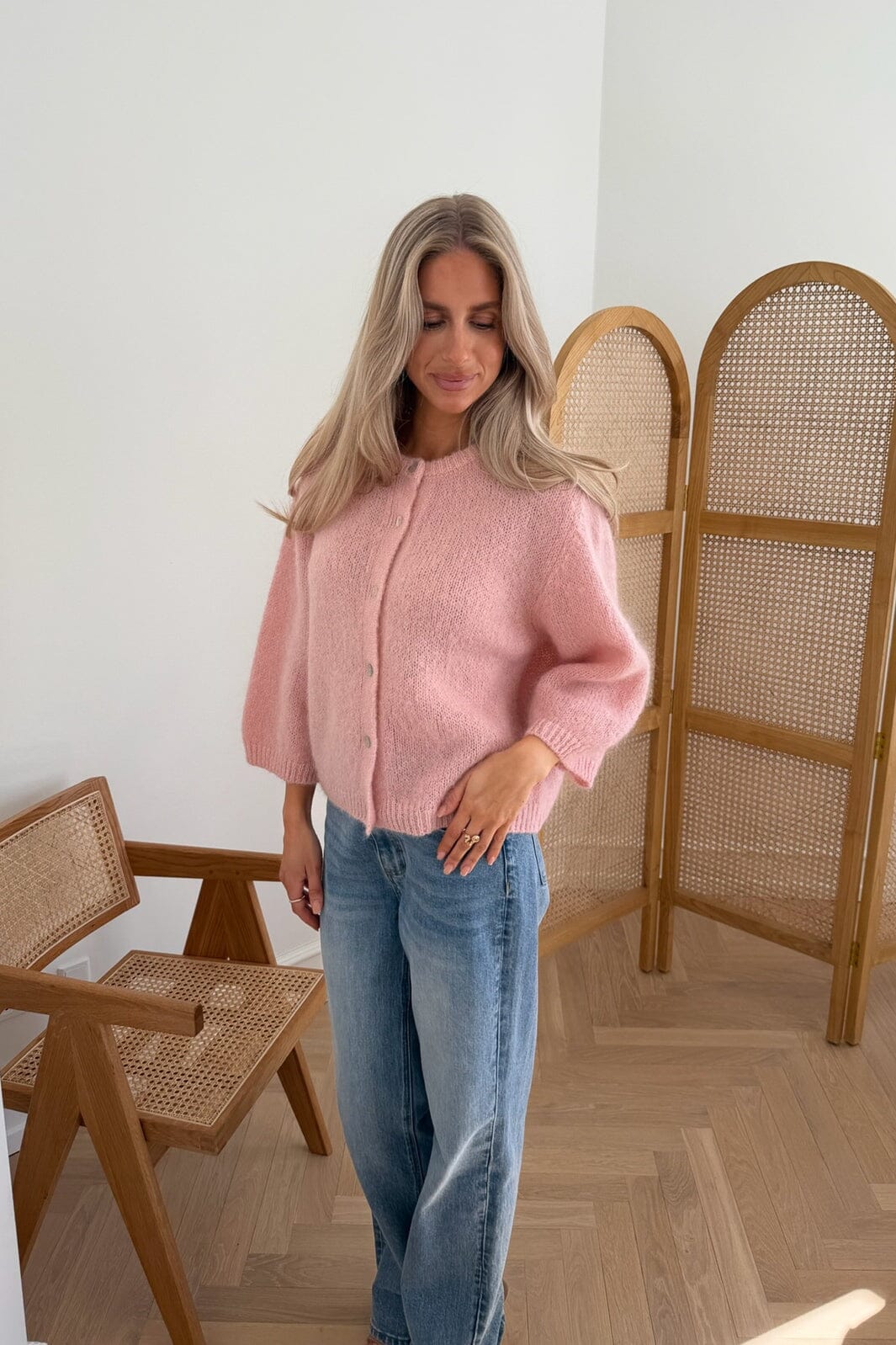 BYIC - Idaic 3/4 Cardigan 5287 - Light Pink