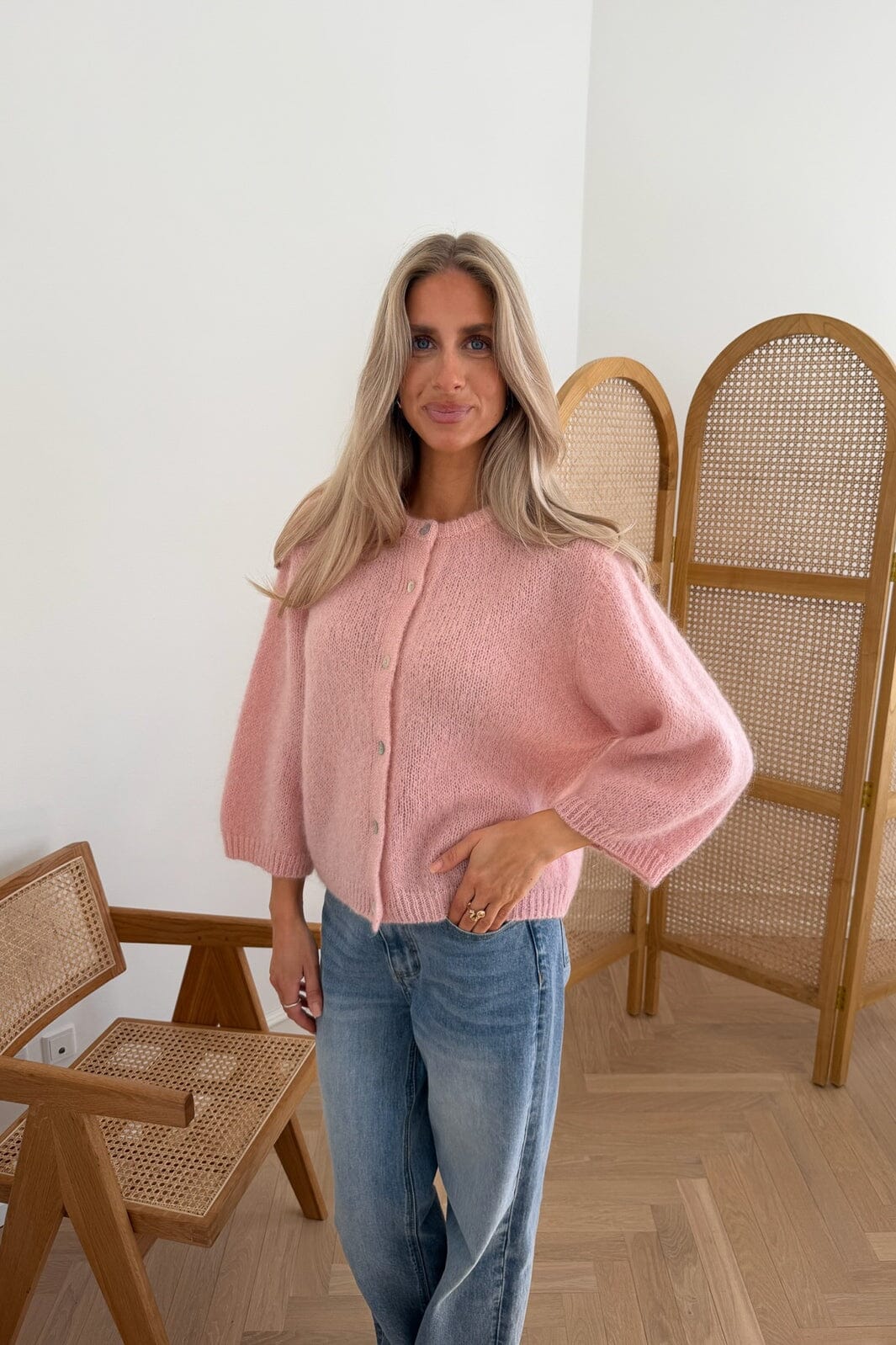 BYIC - Idaic 3/4 Cardigan 5287 - Light Pink