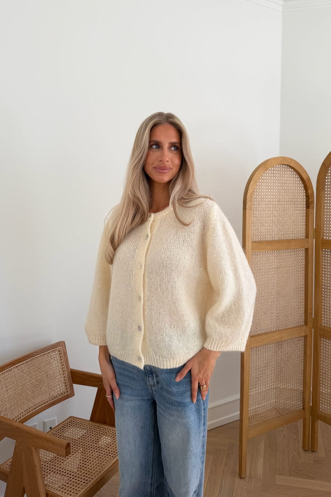 BYIC - Idaic 3/4 Cardigan 5287 - White