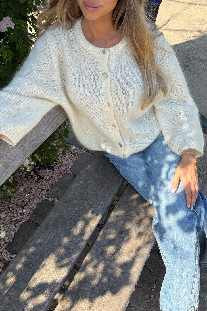 BYIC - Idaic 3/4 Cardigan 5287 - White Cardigans 