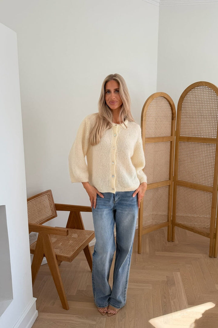 BYIC - Idaic 3/4 Cardigan 5287 - White