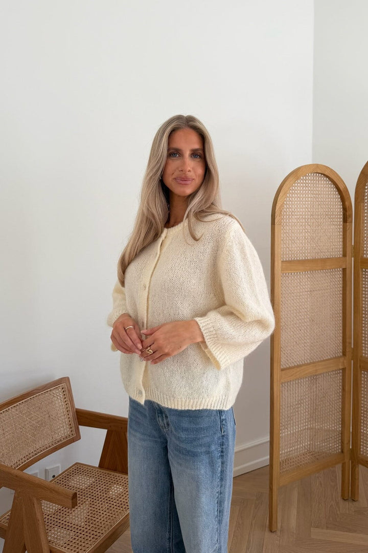 BYIC - Idaic 3/4 Cardigan 5287 - White