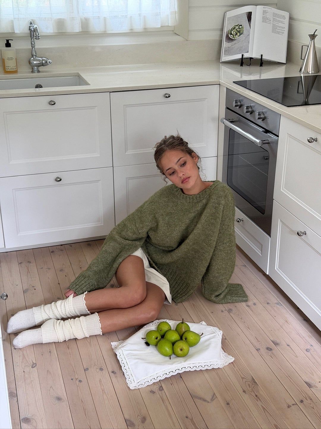 Byic - Maisyic Pullover 2026-121 - Moss Green Sweatshirts 