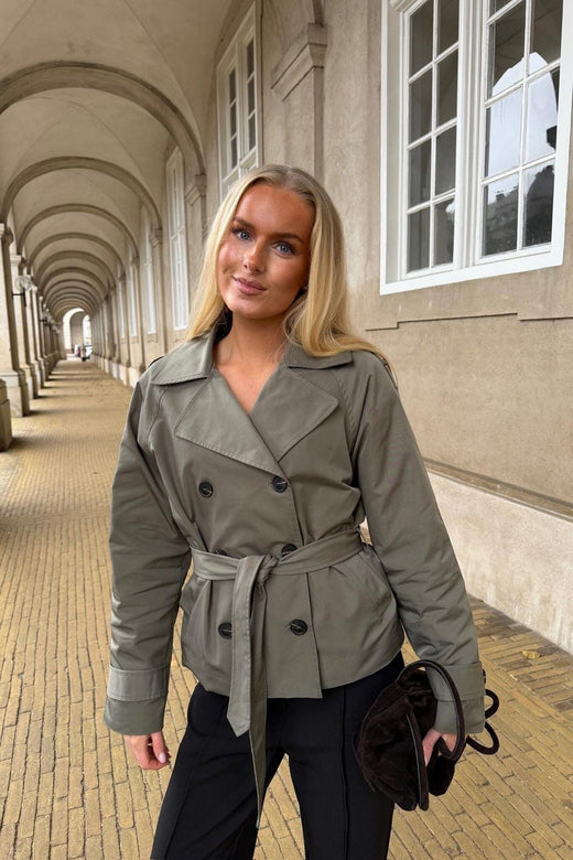 BYIC - Veraic Trenchcoat A25104 - Green Jakker 