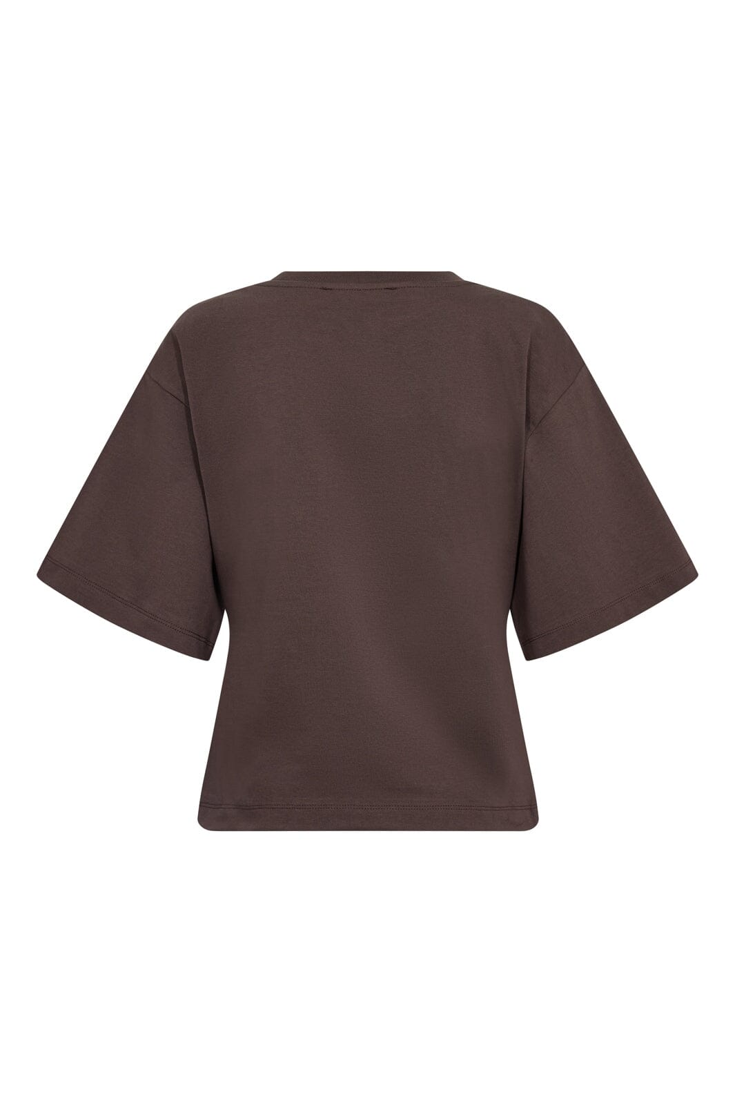 Co´Couture - 43013 Zengacc Tee O-Neck 500108 - 20003 - Dark Brown