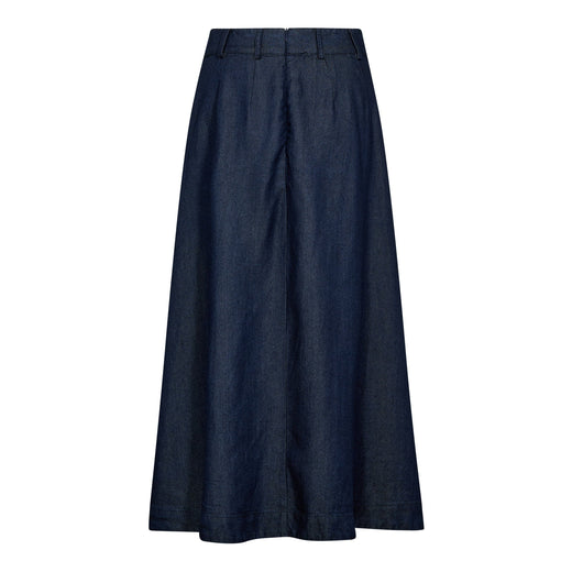 Co´Couture - Anyacc Denim Pleat Skirt 34181 - 575 - Navy Denim Nederdele 