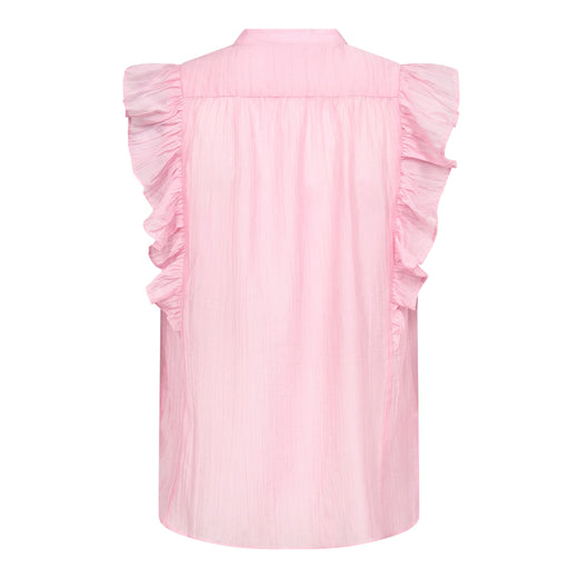 Co´Couture - Avicc Lace Ss V-Top 500168 - 35006 - Rosebloom Toppe 