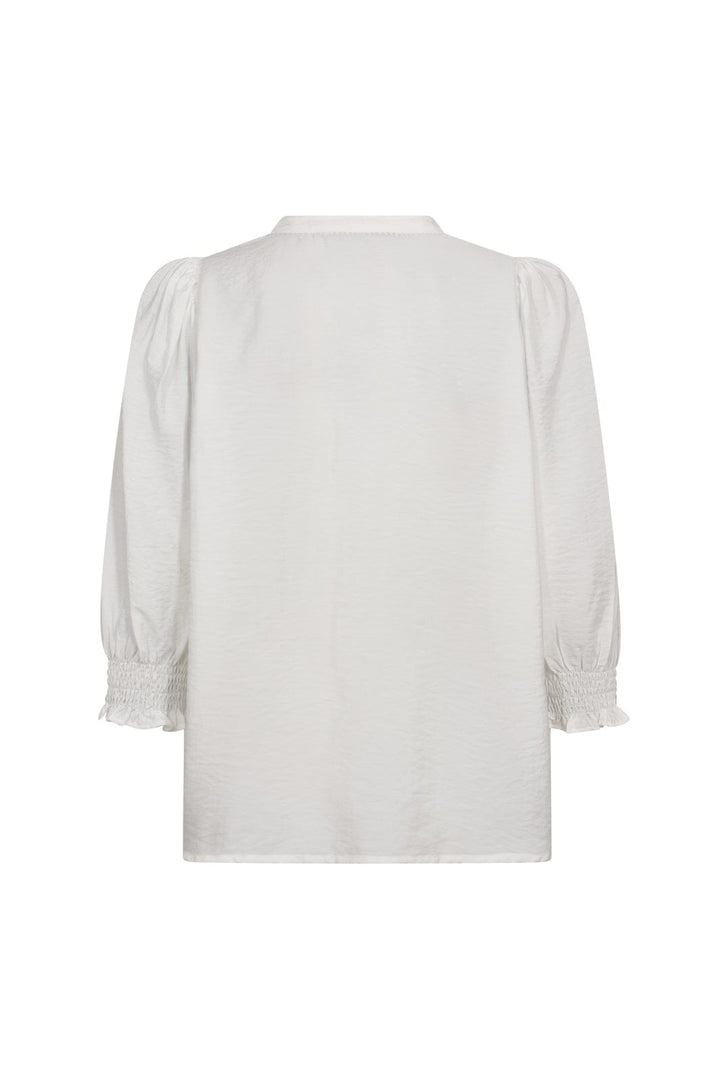 Co´Couture - Callumcc Lace Puff V-Shirt 45173 - 4000 - White