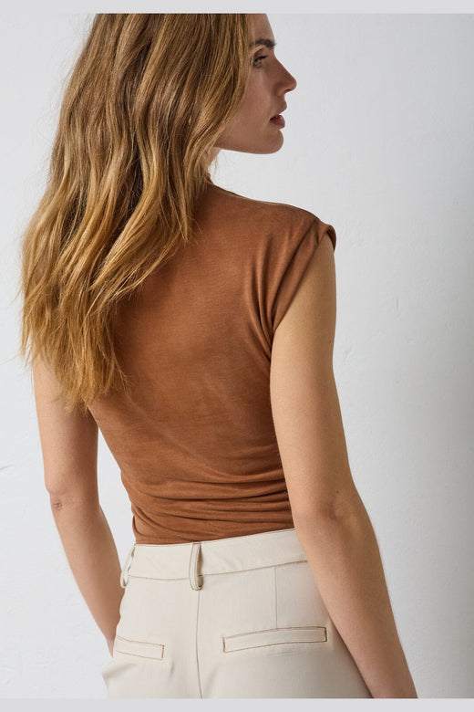 Co´Couture - Camillacc Tee 33164 - 35 - Suntan