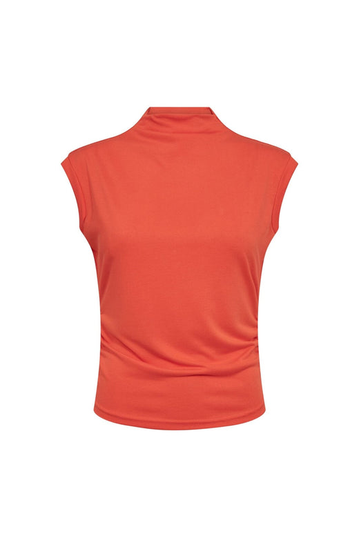 Co´Couture - Camillacc Tee 33164 - 66 - Flame