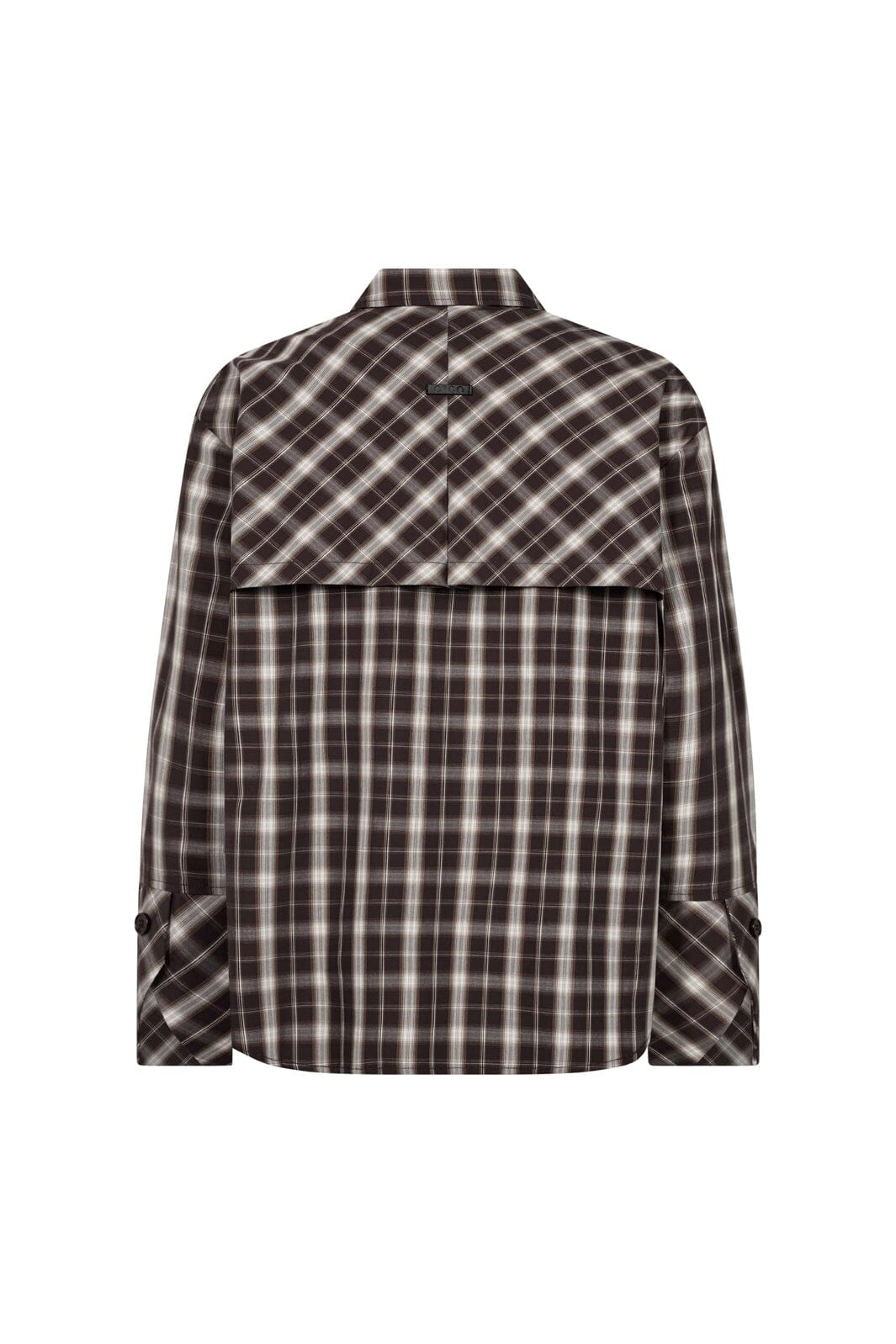 Co´Couture - Cavocc Check Coco Back Shirt 506619 - 20003 - Dark Brown