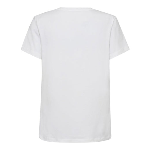 Co´Couture - Co'Couturecc Foil Tee 33198 - 44148 - White-Gold T-shirts 