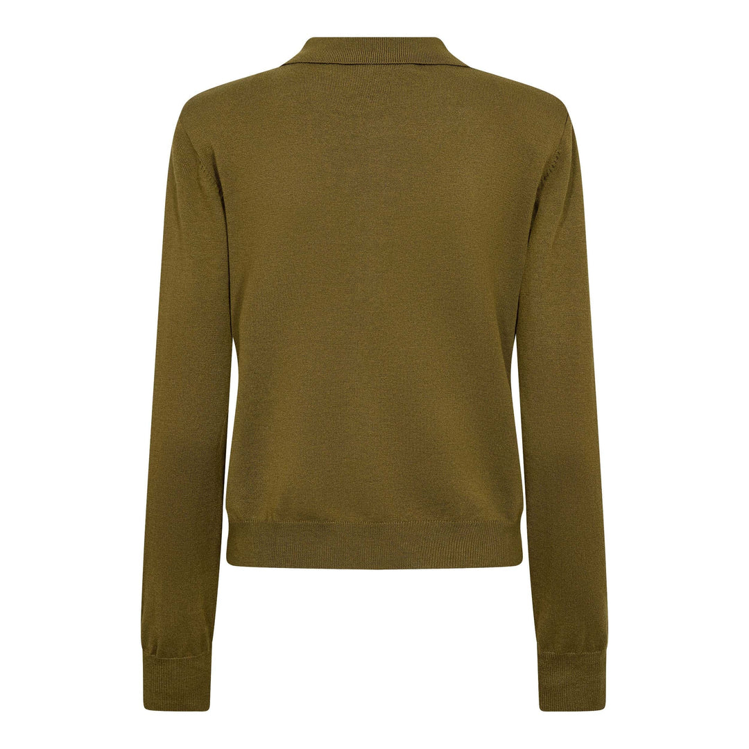 Co´Couture - Corycc Padded Polo Knit 500212 - 60007 - Fern Green Skjorter 