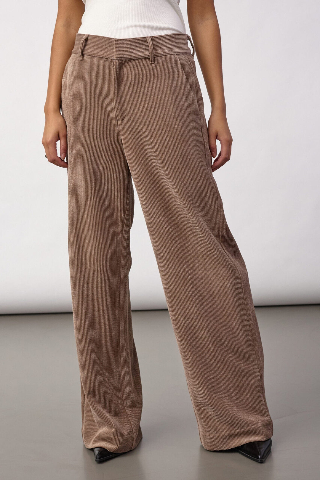 Co´Couture - Daisycc Cord Pant 500574 - 20009 - Walnut Bukser 