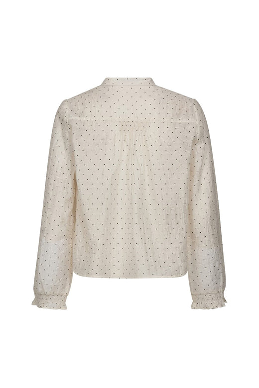 Co´Couture - Dallycc Dot V-Shirt 45007 - 11 - Off White