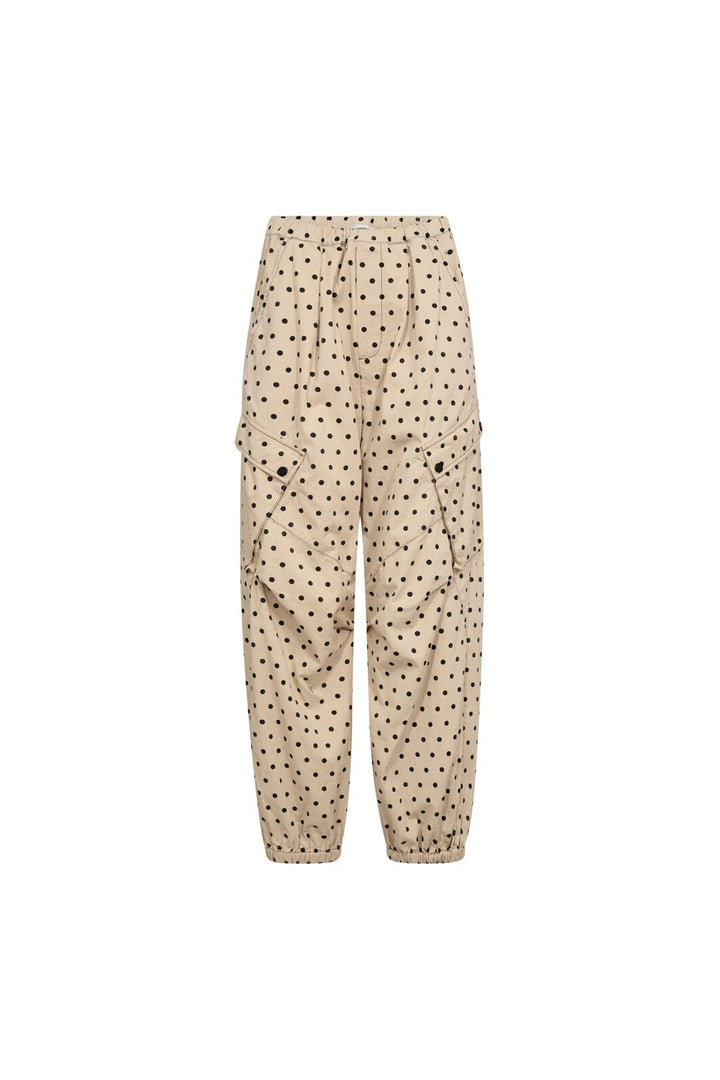 Co´Couture - Diddicc Cargo Dot Pant 41119 - 199 - Bone