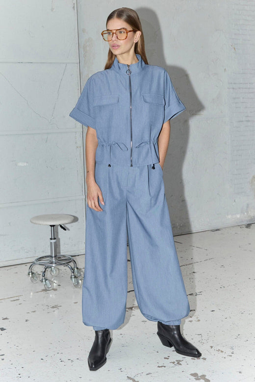 Co´Couture - Ellycc Vest 40061 - 586 - Dusty Blue Blazere 