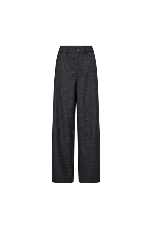 Co´Couture - Eloracc Check Barrel Pant 500307 - 65002 - Dark Grey