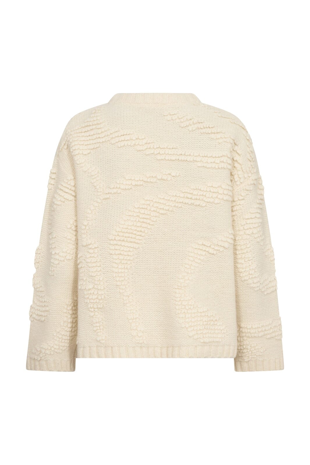 Co´Couture - Fabiacc O-Neck Knit 500335 - 10002 - Off-White