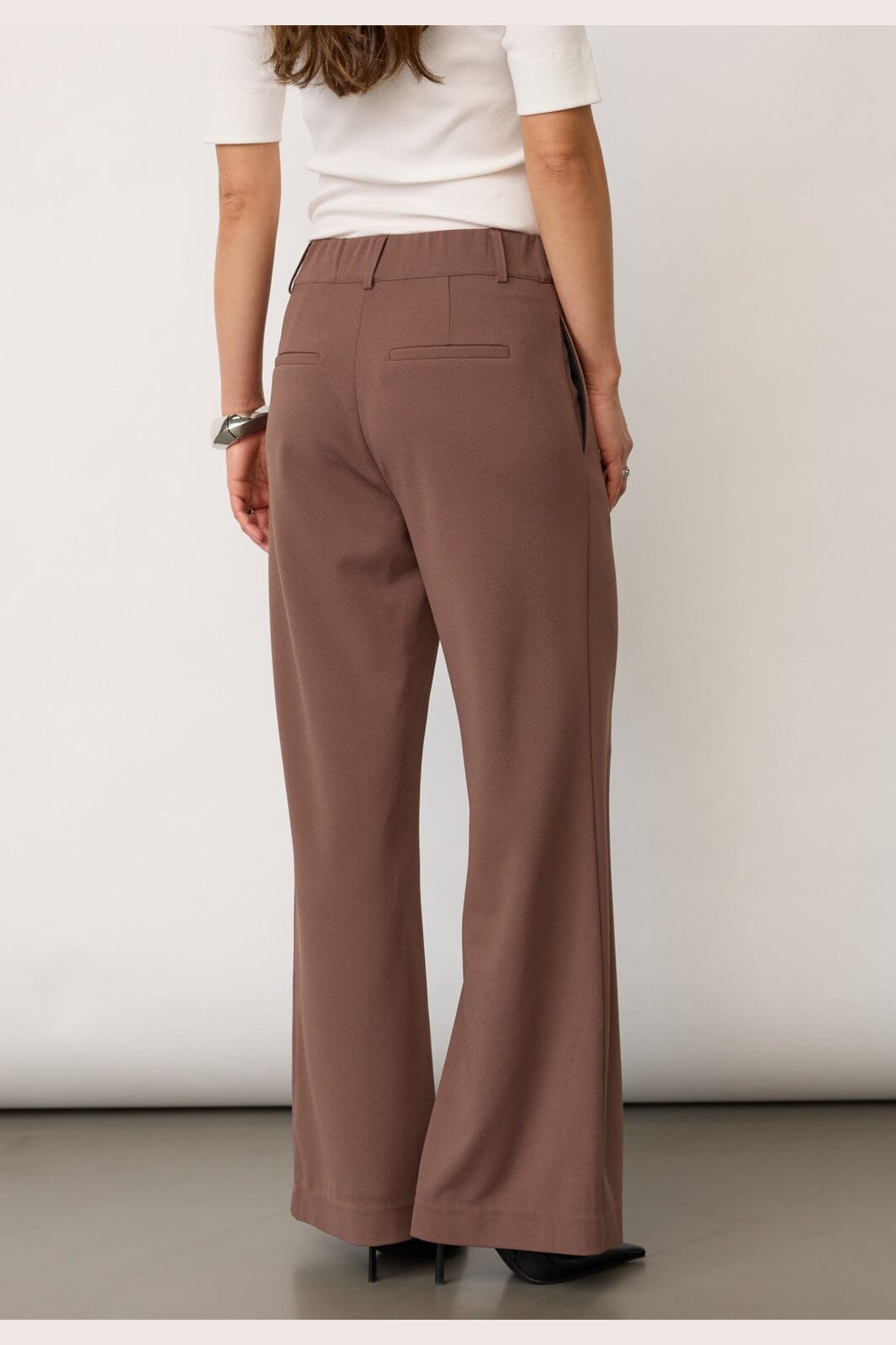 Co´Couture - Falconcc Wide Pant 41228 - 154 - Walnut