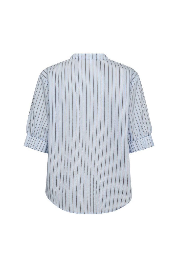 Co´Couture - Felinecc Ss Shirt 45186 - 23 - Pale Blue