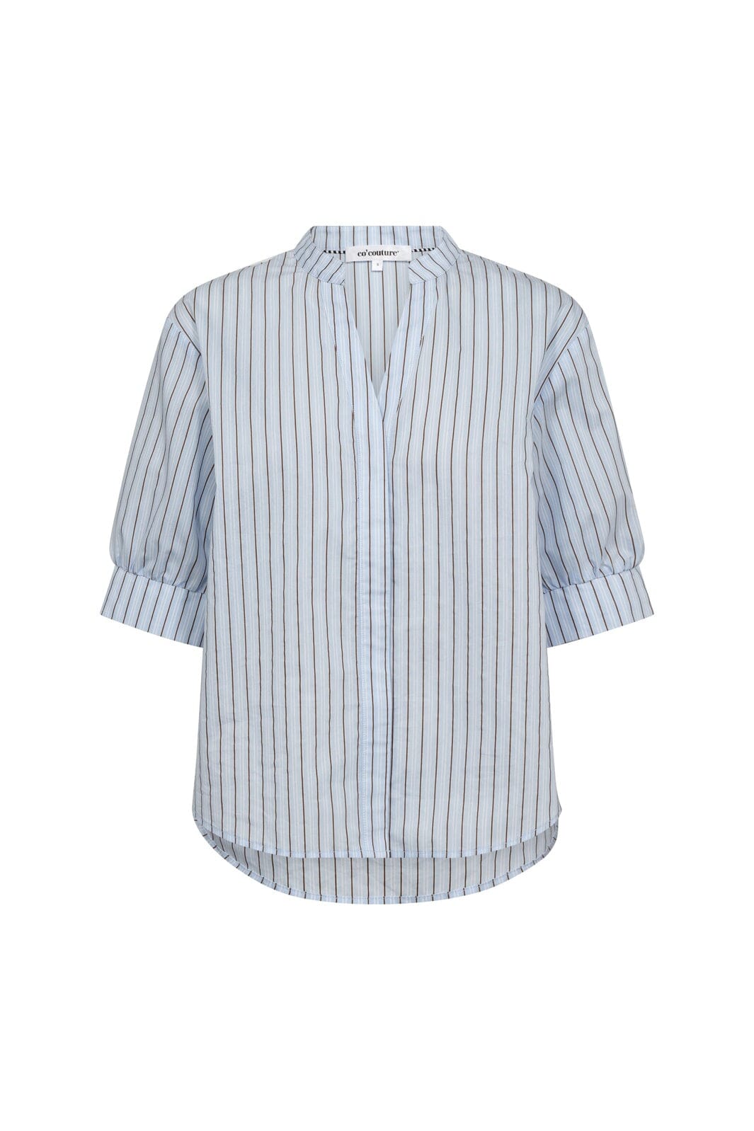 Co´Couture - Felinecc Ss Shirt 45186 - 23 - Pale Blue