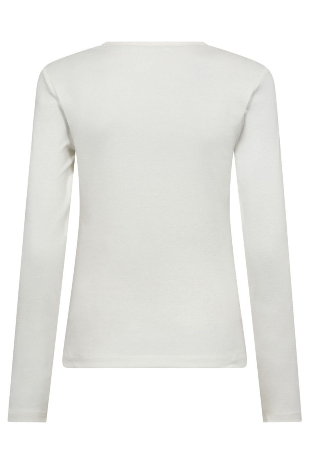 Co´Couture - Grannycc Embroidery Ls Tee 33180 - 4000 - White