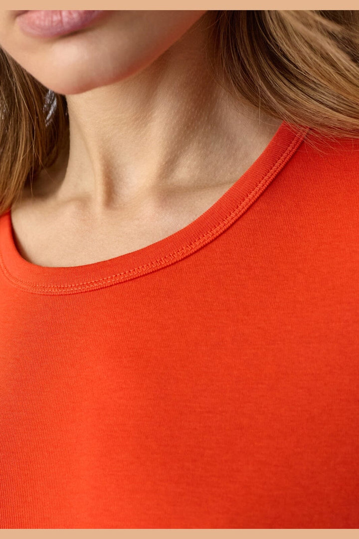 Co´Couture - Grannycc Ss Tee 33016 - 66 - Flame