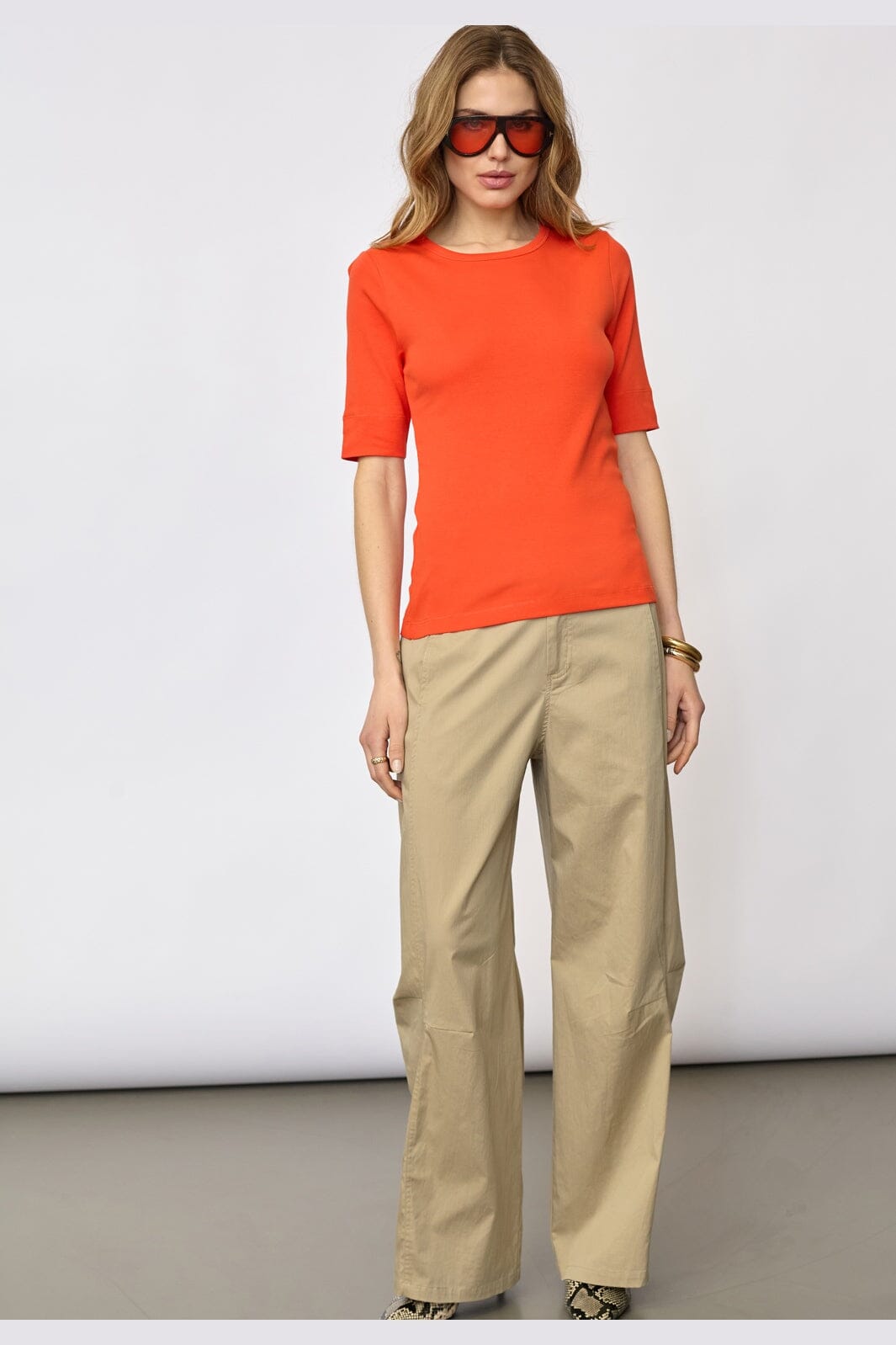 Co´Couture - Grannycc Ss Tee 33016 - 66 - Flame