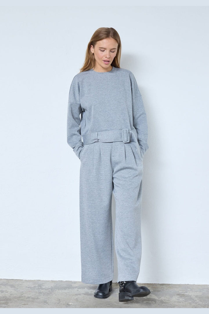 Co´Couture - Lancecc Belt Sweat 47003 - 57 - Grey Melange