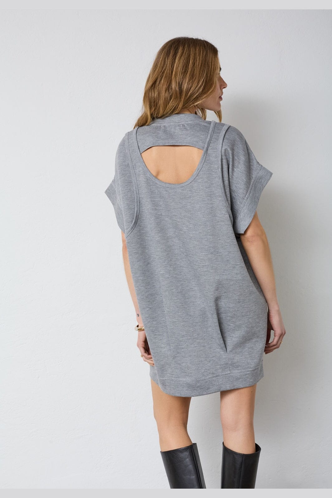 Co´Couture - Lancecc Sweat Dress 46082 - 57 - Grey Melange